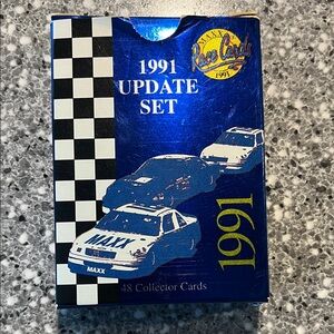 Nascar 1991 Blue & White Update Set Box